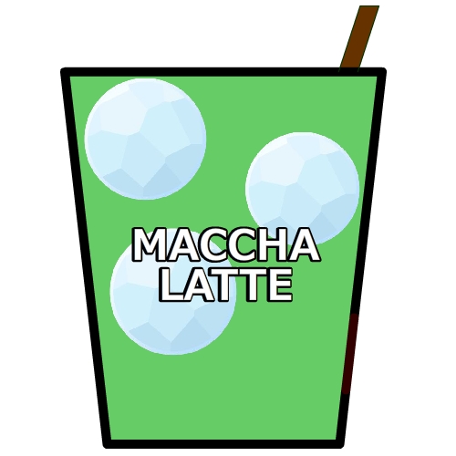 アイス抹茶ラテ,Iced Maccha Latte,冰绿茶拿鐵,아이스그린티 라떼